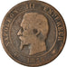 Moneda, Francia, Napoleon III, Napoléon III, 10 Centimes, 1855, Paris, BC+