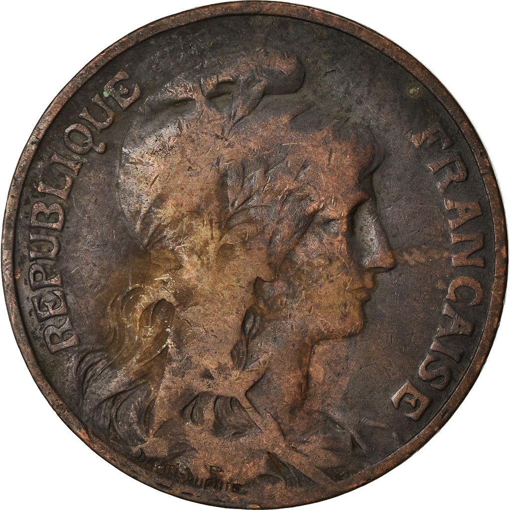 Monnaie, France, Dupuis, 10 Centimes, 1906, Paris, TB+, Bronze, Gadoury:277