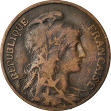 Moneta, Francia, Dupuis, 10 Centimes, 1910, Paris, MB, Bronzo, KM:843
