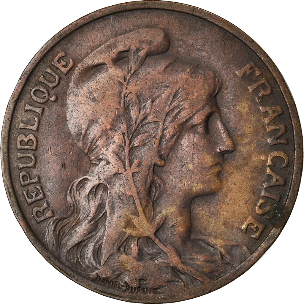 Munten, Frankrijk, Dupuis, 10 Centimes, 1912, Paris, FR+, Bronze, KM:843