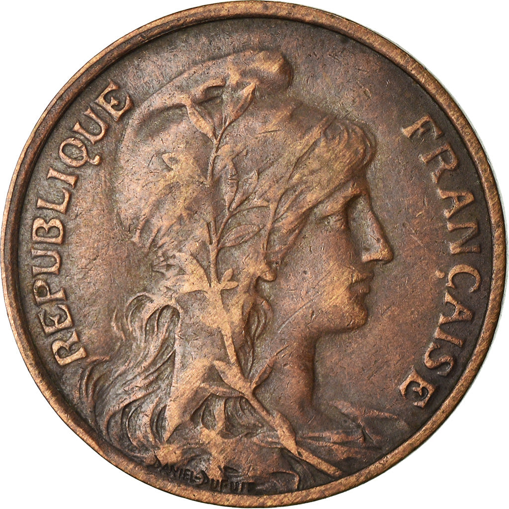 Coin, France, Dupuis, 5 Centimes, 1917, Paris, VF(30-35), Bronze, KM:842