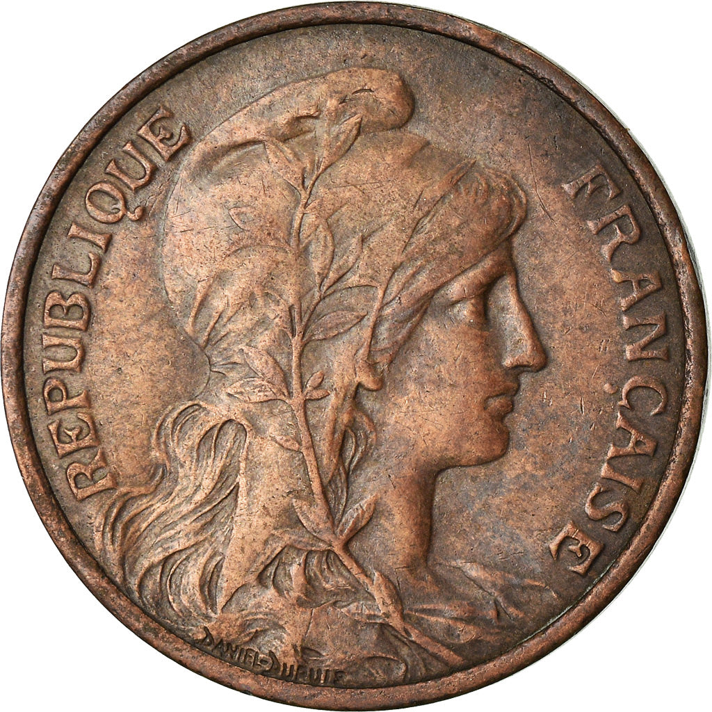 Monnaie, France, Dupuis, 5 Centimes, 1917, Paris, TTB, Bronze, Gadoury:165