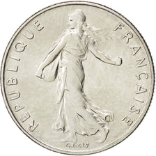 FRANCE, Semeuse, 1/2 Franc, 1998, Paris, KM #931.1, MS(63), Nickel, 19.5,...