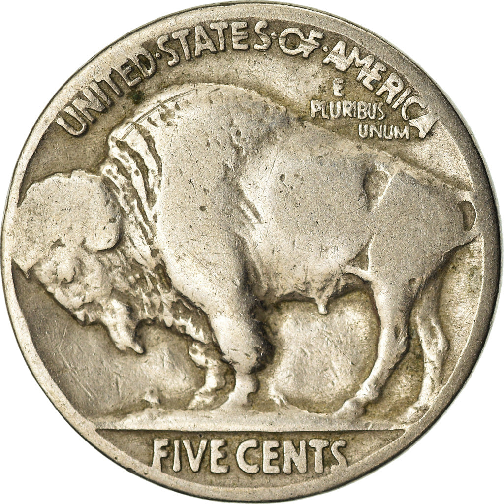 Moneta, USA, Buffalo Nickel, 5 Cents, 1925, U.S. Mint, Philadelphia, VF(20-25)