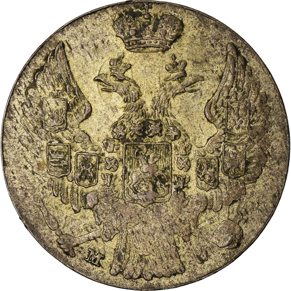 Coin, Poland, Nicholas I, 10 Groszy, 1840, Moneta Wschovensis, AU(55-58)