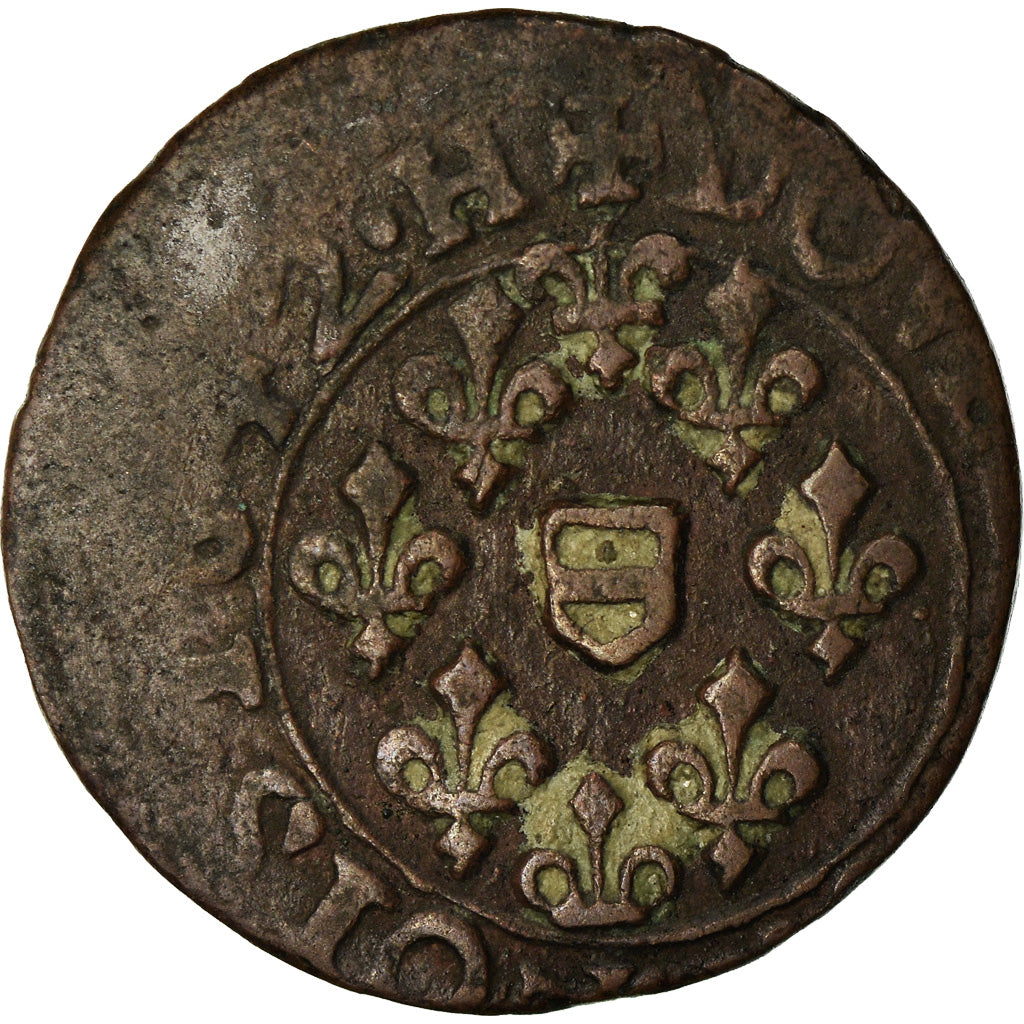 Monnaie, FRENCH STATES, BOISBELLE & HENRICHEMONT, Double Tournois, 1642