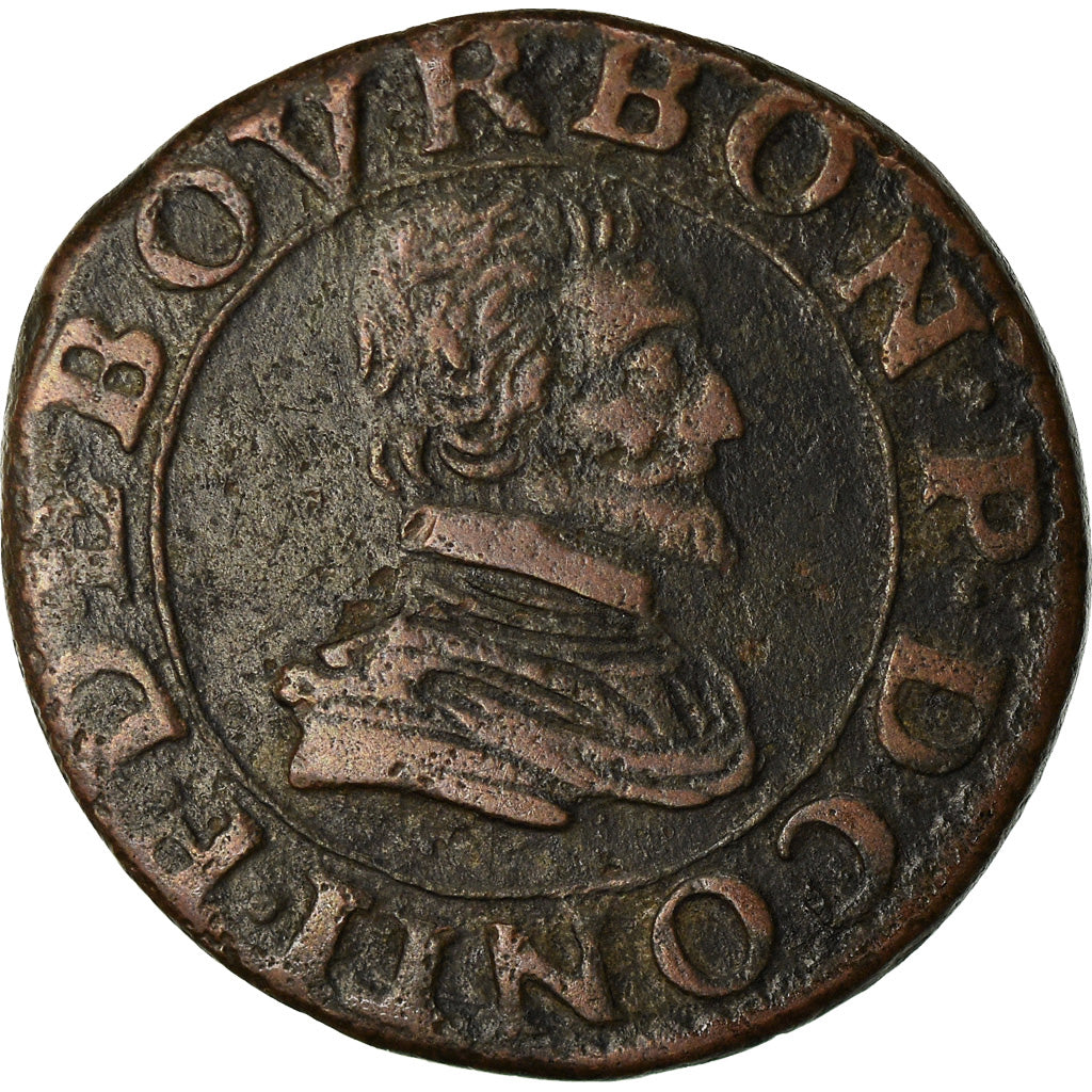 Münze, Frankreich, Double Tournois, Château-Regnault, S+, Kupfer, CGKL:674