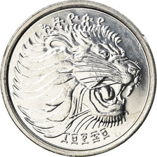 Coin, Ethiopia, Cent, 1977, British Royal Mint, MS(65-70), Aluminum, KM:43.1