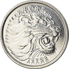 Coin, Ethiopia, Cent, 1977, British Royal Mint, MS(65-70), Aluminum, KM:43.1
