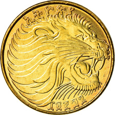 Moneta, Etiopia, 5 Cents, 2004, FDC, Acciaio placcato ottone, KM:44.3
