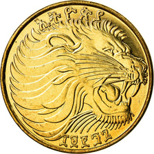 Coin, Ethiopia, 10 Cents, 2004, MS(63), Brass plated steel, KM:45.3