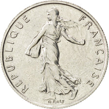 FRANCE, Semeuse, 1/2 Franc, 2001, Paris, KM #931.1, MS(63), Nickel, 19.5,...