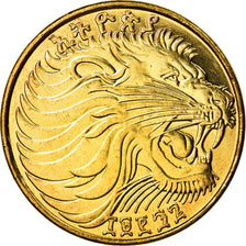 Coin, Ethiopia, 10 Cents, 2004, MS(63), Brass plated steel, KM:45.3