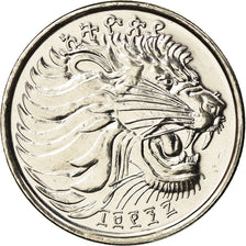 Coin, Ethiopia, 25 Cents, 2005, Royal Canadian Mint, MS(63), Copper-Nickel