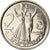 Moeda, Etiópia, 25 Cents, 2005, Royal Canadian Mint, MS(63), Aço Cromado a