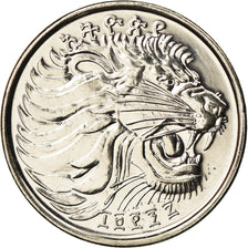 Moeda, Etiópia, 25 Cents, 2005, Royal Canadian Mint, MS(64), Aço Cromado a