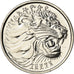Coin, Ethiopia, 50 Cents, 2004, Berlin, MS(63), Copper-Nickel Plated Steel