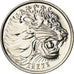 Coin, Ethiopia, 50 Cents, 2004, Berlin, MS(64), Copper-Nickel Plated Steel