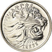 Coin, Ethiopia, 50 Cents, 2004, Berlin, MS(64), Copper-Nickel Plated Steel