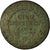 Moneta, Francja, Dupré, 5 Centimes, AN 7, Lille, F(12-15), Bronze, KM:640.11