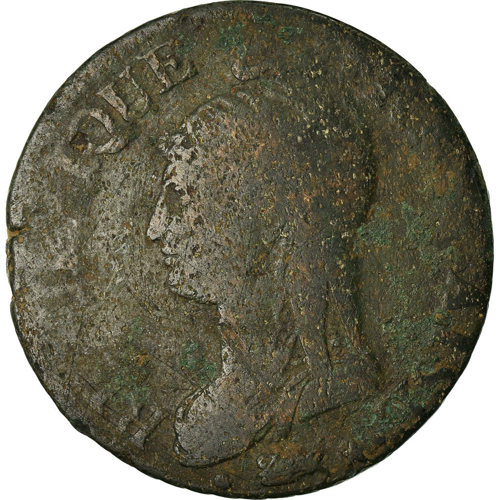 Moneta, Francia, Dupré, 5 Centimes, AN 8, Limoges, B+, Bronzo, KM:640.7