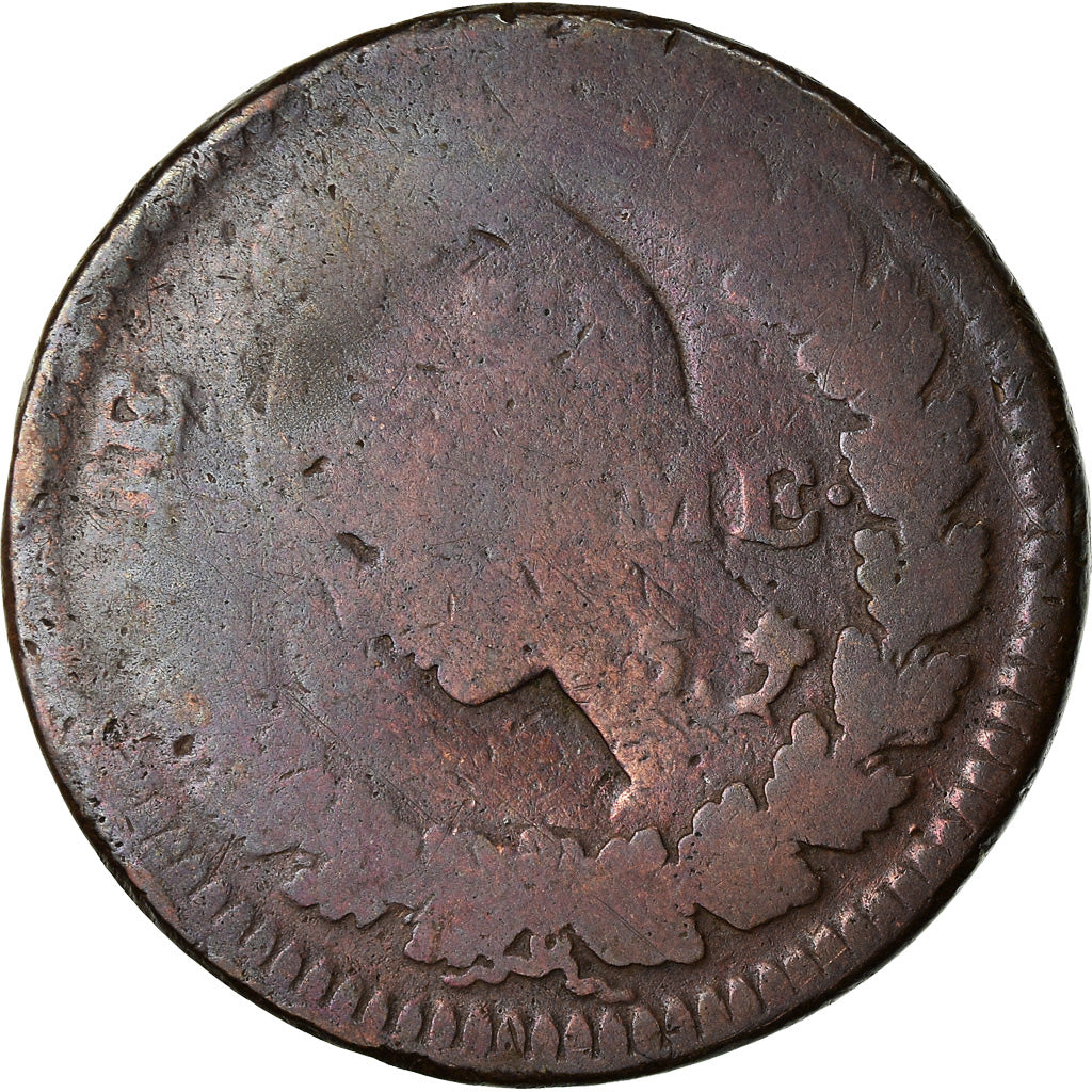 Coin, France, Dupré, Decime, AN 5, Paris, Refrappage du 2 décimes, F(12-15)