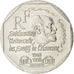 FRANCE, René Cassin, 2 Francs, 1998, KM #1213, AU(55-58), Nickel, 26.5, Gadoury 