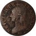 Moeda, França, Dupré, 5 Centimes, AN 8, Metz, VF(30-35), Bronze, KM:640.2, Le