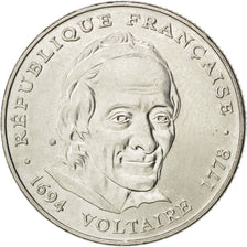 FRANCE, Voltaire, 5 Francs, 1994, Paris, KM #1063, EF(40-45), Nickel, 29,...