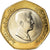 Moneta, Giordania, Abdullah II, 1/2 Dinar, 2000, SPL+, Bi-metallico, KM:79