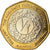 Munten, Jordanië, Abdullah II, 1/2 Dinar, 2000, UNC, Bi-Metallic, KM:79