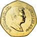 Münze, Jordan, Abdullah II, 1/4 Dinar, 2004, UNZ+, Nickel-brass, KM:83