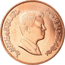 Coin, Jordan, Abdullah II, Qirsh, Piastre, 2000, MS(63), Copper Plated Steel