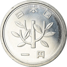Coin, Japan, Akihito, Yen, 1996, MS(63), Aluminum, KM:95.2