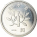 Coin, Japan, Akihito, Yen, 1996, MS(63), Aluminum, KM:95.2