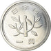 Coin, Japan, Akihito, Yen, 1996, MS(63), Aluminum, KM:95.2