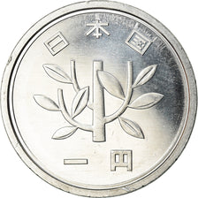 Moeda, Japão, Akihito, Yen, 1996, MS(64), Alumínio, KM:95.2