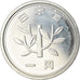Moneta, Japonia, Akihito, Yen, 1996, MS(64), Aluminium, KM:95.2