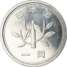 Coin, Japan, Akihito, Yen, 1996, MS(64), Aluminum, KM:95.2