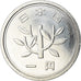 Moneta, Japonia, Akihito, Yen, 1996, MS(65-70), Aluminium, KM:95.2
