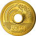 Coin, Japan, Akihito, 5 Yen, 2003, MS(63), Brass, KM:96.2