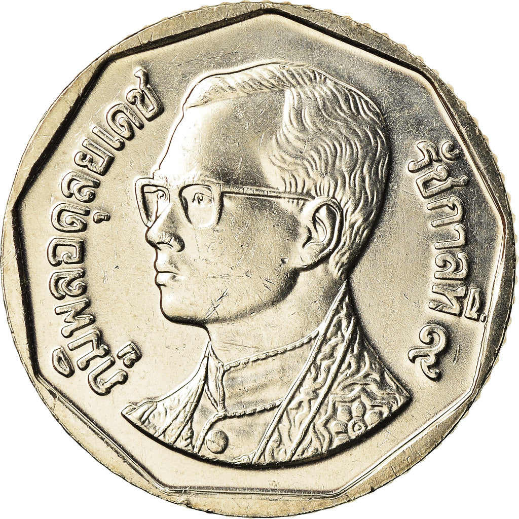 Monnaie, Thaïlande, Rama IX, 5 Baht, 2001, SPL, Copper-Nickel Clad Copper