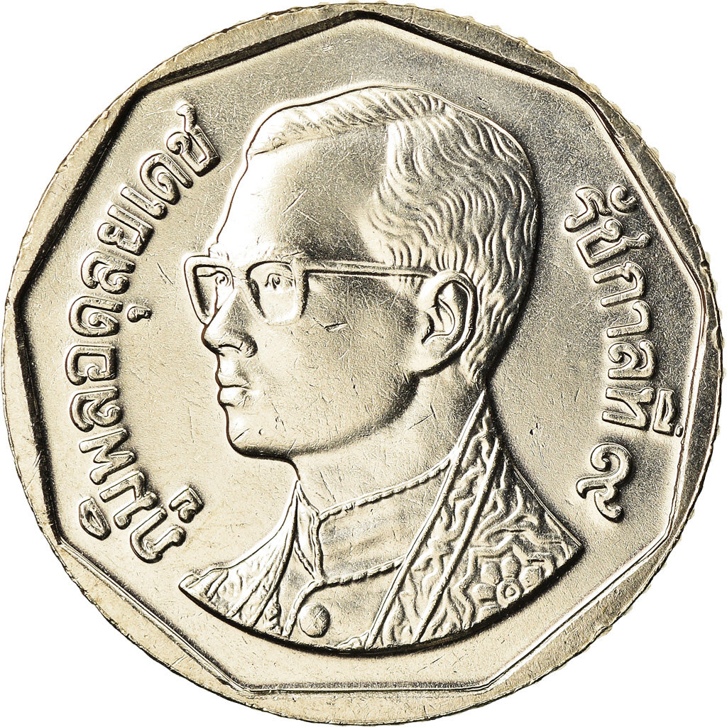 Monnaie, Thaïlande, Rama IX, 5 Baht, 2001, SPL+, Copper-Nickel Clad Copper