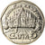 Moneta, Tajlandia, Rama IX, 5 Baht, 2001, MS(64), Miedź-Nikiel powlekany