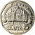Moneta, Tajlandia, Rama IX, 5 Baht, 2001, MS(64), Miedź-Nikiel powlekany
