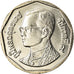 Monnaie, Thaïlande, Rama IX, 5 Baht, 2001, SPL+, Copper-Nickel Clad Copper