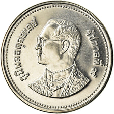 Monnaie, Thaïlande, Rama IX, 2 Baht, 2005, SPL+, Nickel plated steel, KM:444