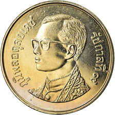 Coin, Thailand, Rama IX, Baht, 2001, MS(63), Copper-nickel, KM:183