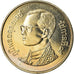 Coin, Thailand, Rama IX, Baht, 2001, MS(63), Copper-nickel, KM:183