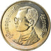 Coin, Thailand, Rama IX, Baht, 2001, MS(64), Copper-nickel, KM:183